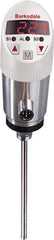 Barksdale - 32 to 210°F Electronic Temperature Switch and Transducer with Display - 1/4" NPT Male, 0.24 x 0.7" Rigid Stem, 4-20mA, M12, 304 Stainless Steel, ±0.5% - USA Tool & Supply