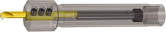 Vargus - Internal Thread, Neutral Cut, 5/8" Shank Width x 0.63" Shank Height Indexable Threading Toolholder - 3.74" OAL, 6.0SIR Insert Compatibility, SMC Toolholder, Series Micro - USA Tool & Supply