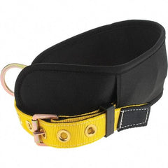 PRO-SAFE - Size S, 32 to 40" Waist, Single D-Ring Style Body Belt - Polyester Webbing, Tongue Buckle Connection - USA Tool & Supply