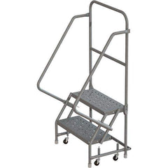 TRI-ARC - Rolling & Wall Mounted Ladders & Platforms Type: Rolling Warehouse Ladder Style: Rolling Platform Ladder - USA Tool & Supply