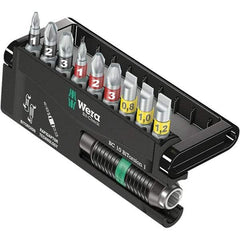 Wera - Power & Impact Screwdriver Bit Sets Point Type: Phillips; Pozidriv; Slotted Tool Type: Phillips; Pozidriv; Slotted - USA Tool & Supply