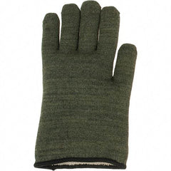 PRO-SAFE - Size L Cotton Lined Kevlar/Preox Hot Mill Glove - 11" OAL, Open Cuff - USA Tool & Supply