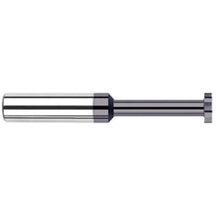 Harvey Tool - 3/16" Cut Diam, 0.045" Cut Width, 3/16" Shank, Straight-Tooth Woodruff Keyseat Cutter - Exact Industrial Supply