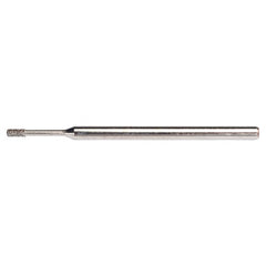 0.07″ × 0.157″ × 1″ Electroplated CBN Mounted Point 100 Grit - USA Tool & Supply