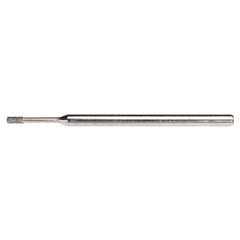 0.08″ × 0.157″ × 0.5″ Electroplated CBN Mounted Point 200 Grit - USA Tool & Supply