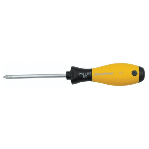 NO.0 ESD SOFTFINISH PHILLIPS DRIVER - USA Tool & Supply