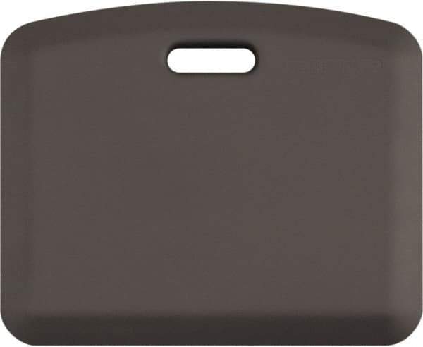 Smart Step - Dry Environment, Anti-Fatigue Matting - Gray, Urethane with Urethane Sponge Base, Beveled on All 4 Sides - USA Tool & Supply