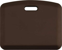 Smart Step - Dry Environment, Anti-Fatigue Matting - Brown, Urethane with Urethane Sponge Base, Beveled on All 4 Sides - USA Tool & Supply