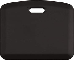 Smart Step - Dry Environment, Anti-Fatigue Matting - Black, Urethane with Urethane Sponge Base, Beveled on All 4 Sides - USA Tool & Supply