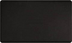 Smart Step - 5' Long x 3' Wide, Dry Environment, Anti-Fatigue Matting - Black, Urethane with Urethane Sponge Base, Beveled on 3 Sides - USA Tool & Supply