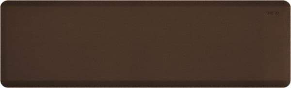 Smart Step - Dry Environment, Anti-Fatigue Matting - Brown, Urethane with Urethane Sponge Base, Beveled on All 4 Sides - USA Tool & Supply