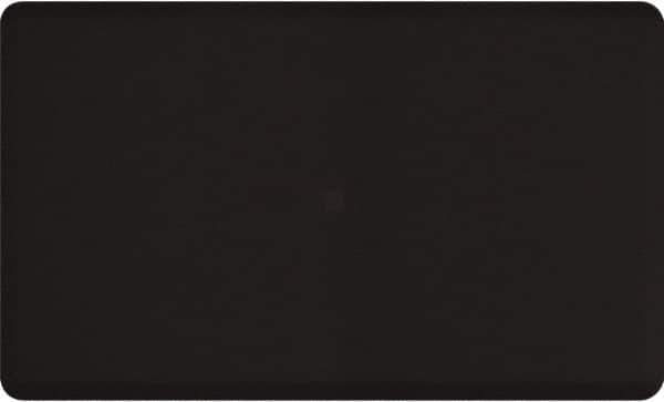 Smart Step - 5' Long x 3' Wide, Dry Environment, Anti-Fatigue Matting - Black, Urethane with Urethane Sponge Base, Beveled on All 4 Sides - USA Tool & Supply