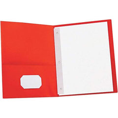 UNIVERSAL - 11" Long x 8-1/2" Wide Pocket with Fasteners - Red - USA Tool & Supply