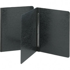 SMEAD - 11" Long x 8-1/2" Wide Report Cover with Tang/Prong Binding - Black - USA Tool & Supply
