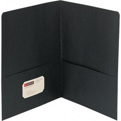 SMEAD - 11" Long x 8-1/2" Wide Pocket - Black - USA Tool & Supply