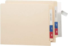 SMEAD - 100 Piece Clear Label Protector - 1-11/16" High x 8" Wide - USA Tool & Supply