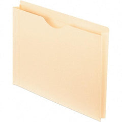 Pendaflex - 11-5/8 x 9-1/2", Letter Size, Manila, File Jacket - 11 Point Stock, Straight Tab Cut Location - USA Tool & Supply