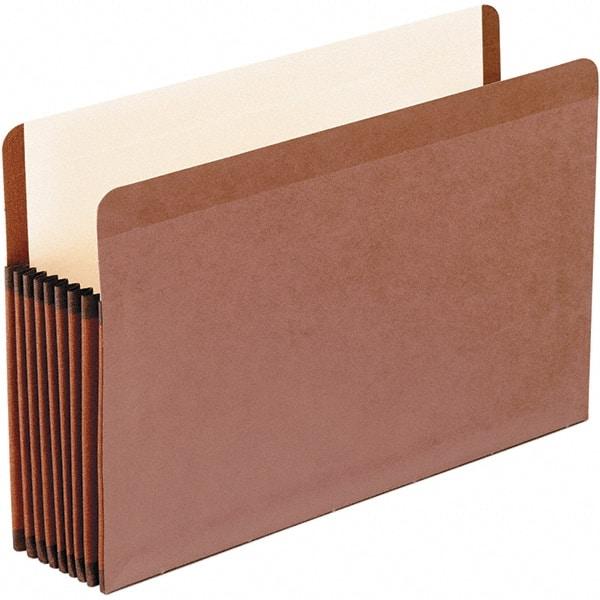 Pendaflex - 14-3/4 x 9-1/2", Legal, Brown, Expansion Folders - Straight Tab Cut Location - USA Tool & Supply