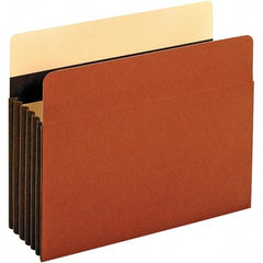 Pendaflex - 11-3/4 x 9-1/2", Letter Size, Redrope, 5-1/4" Expanding Wallet - Straight Tab Cut Location - USA Tool & Supply