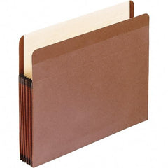 Pendaflex - 14-3/4 x 9-1/2", Legal, Brown, Expandable File Folders with Drop Front & End Tab Pocket - Straight Tab Cut Location - USA Tool & Supply