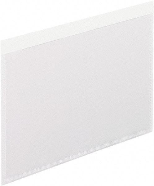 Pendaflex - 100 Piece Clear Self-Adhesive Docment Protector - 6" High x 4" Wide - USA Tool & Supply