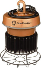 Southwire - 15 Conductor, 120 VAC, 78 Watt, Temporary String Light - 3' SJTW-A Cord, Metal - USA Tool & Supply