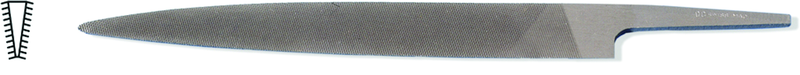 6" Knife File, Cut 0 - USA Tool & Supply