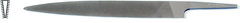 6" Knife File, Cut 2 - USA Tool & Supply