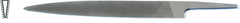 4" Knife File, Cut 2 - USA Tool & Supply