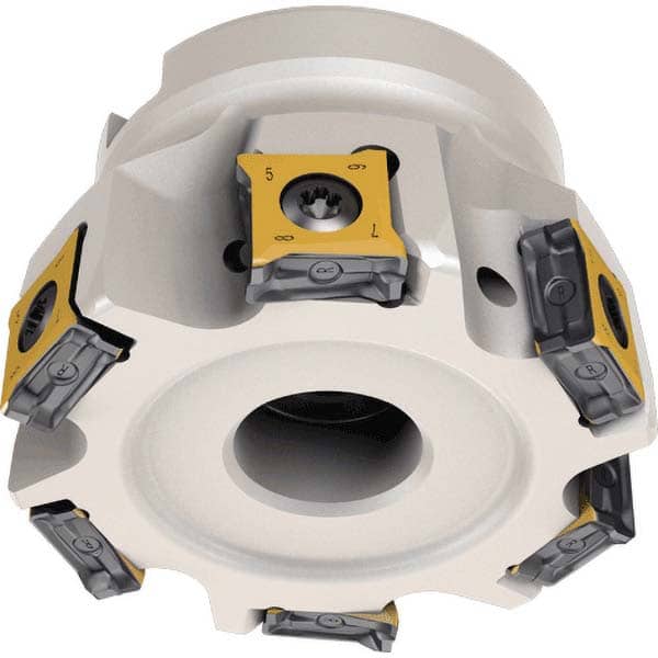 Iscar - Indexable Square-Shoulder Face Mills Cutting Diameter (mm): 38.10 Cutting Diameter (Decimal Inch): 1.5000 - USA Tool & Supply