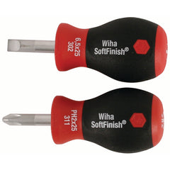 2 PC SOFTFINISH STUBBY SLOTTED/PHLP - USA Tool & Supply