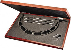 Starrett - Interchangeable-Anvil Micrometers Operation Type: Mechanical Minimum Measurement (mm): 500.00 - USA Tool & Supply