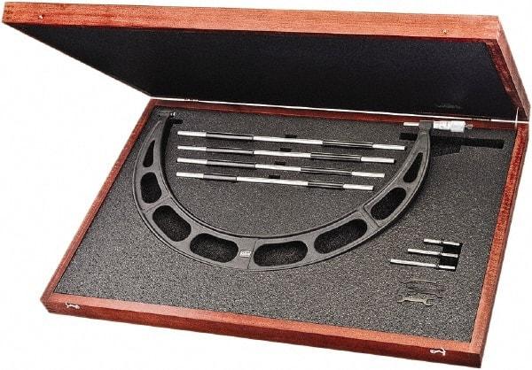Starrett - Interchangeable-Anvil Micrometers Operation Type: Mechanical Minimum Measurement (mm): 400.00 - USA Tool & Supply
