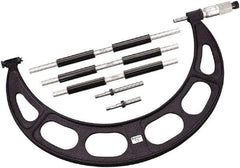 Starrett - Interchangeable-Anvil Micrometers Operation Type: Mechanical Minimum Measurement (Decimal Inch): 9.0000 - USA Tool & Supply