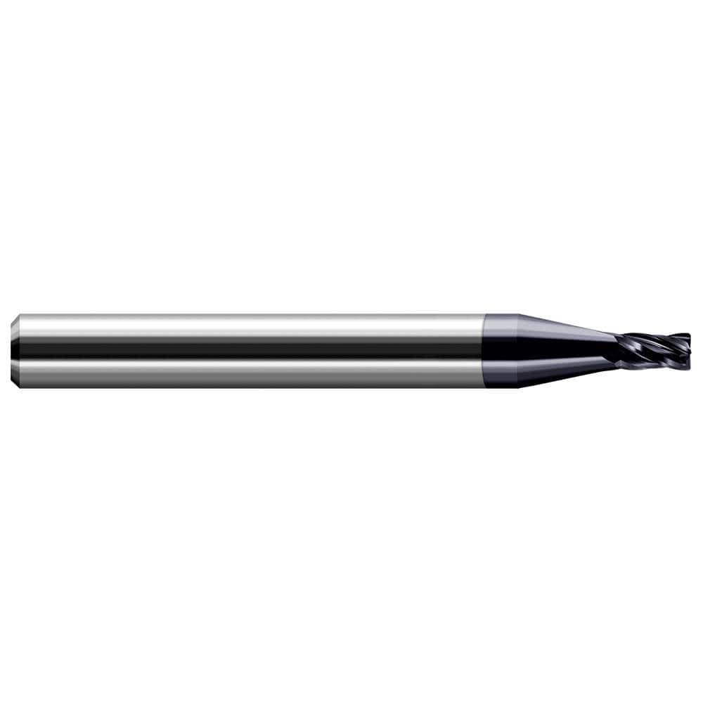Harvey Tool - Corner Radius & Corner Chamfer End Mills; Mill Diameter (Inch): 1/2 ; Mill Diameter (Decimal Inch): 0.5000 ; End Type: Corner Radius ; Corner Radius (Decimal Inch): 0.0600 ; Number of Flutes: 4 ; Material: Solid Carbide - Exact Industrial Supply