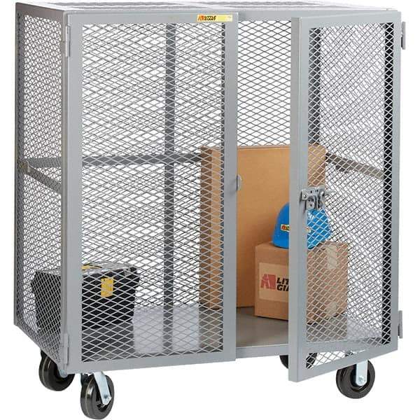 Little Giant - Mobile Storage Cabinet - Steel, 73" Wide x 33" Deep x 57" High - USA Tool & Supply