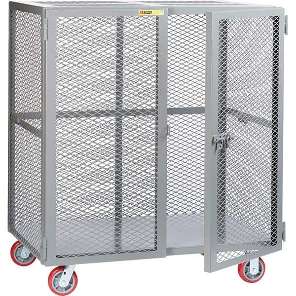 Little Giant - 1 Shelf Mobile Storage Cabinet - Steel, 61" Wide x 39" Deep x 57" High - USA Tool & Supply
