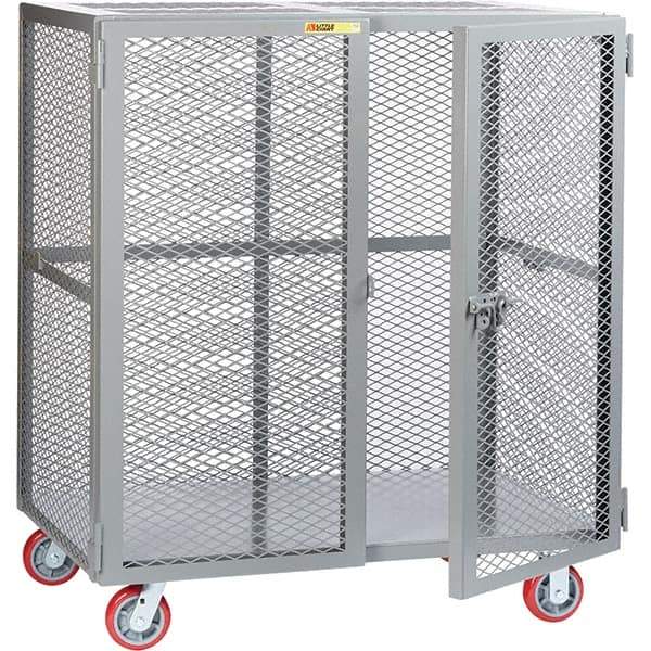 Little Giant - 1 Shelf Mobile Storage Cabinet - Steel, 73" Wide x 33" Deep x 57" High - USA Tool & Supply