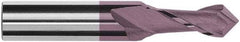 Magafor - 1.5mm Diam, 0.12" LOC, 2 Flute, 120° Point Angle, Solid Carbide Drill Mill - Hard'X Finish, 1-1/2" OAL, 0.059" Shank Diam - USA Tool & Supply