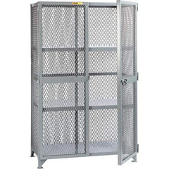 Little Giant - 2 Shelf Storage Cabinet - Steel, 73" Wide x 33" Deep x 78" High - USA Tool & Supply