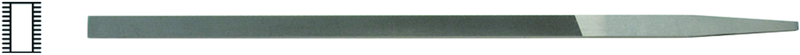 4" Pillar Extra-Narrow File, Cut 4 - USA Tool & Supply