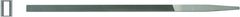 6" Pillar Extra-Narrow File, Cut 00 - USA Tool & Supply