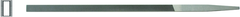 8" Pillar Extra-Narrow File, Cut 2 - USA Tool & Supply