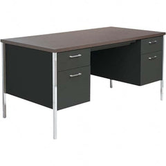 ALERA - Office Desks Type: Single Pedestal Center Draw: Yes - USA Tool & Supply
