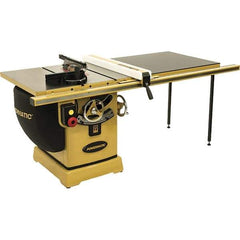 Powermatic - 10" Blade Diam, 5/8" Arbor Diam, 1 Phase Table Saw - 3 hp, 230 Volt, 11-1/4" Cutting Depth - USA Tool & Supply