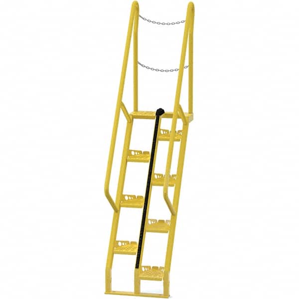 Vestil - 101-7/8" High 350 Lb Capacity 8 Step Alternating Tread Stair - USA Tool & Supply