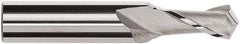 Magafor - 5mm Diam, 0.395" LOC, 2 Flute, 120° Point Angle, Solid Carbide Drill Mill - Bright Finish, 2" OAL, 0.236" Shank Diam - USA Tool & Supply