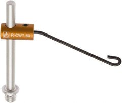 Renishaw - M6, 76mm Long,CMM Spring Wire Clamp - Use with CMM Equator Fixtures, Includes Post - USA Tool & Supply
