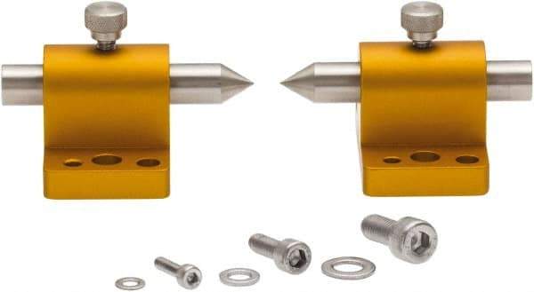 Renishaw - M4, M6, M8, 13mm Diam, CMM Center Support - Use with CMM Equator Fixtures, Includes Socket Head Cap Screw - USA Tool & Supply