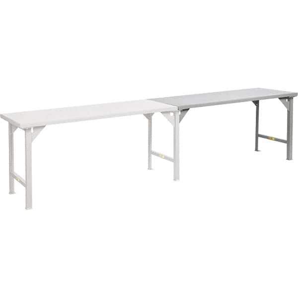 Little Giant - 48 Wide x 36" Deep x 36" High, Steel Production Table - Fixed Legs - USA Tool & Supply